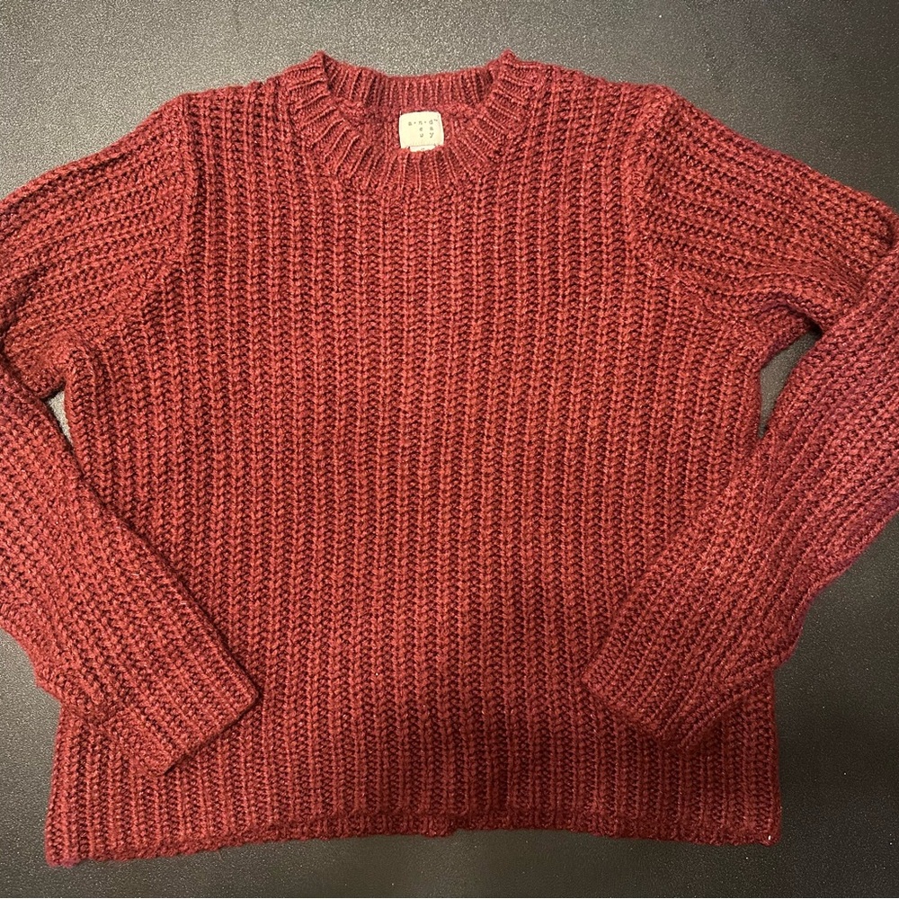 Red Knit Sweater